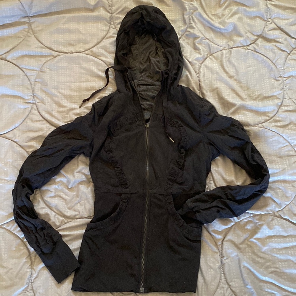 Lululemon Dance Hoodie Jacket sz6 Black
